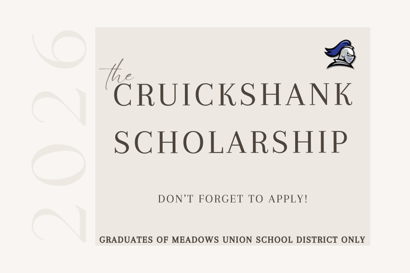 Cruickshank Scholarship
