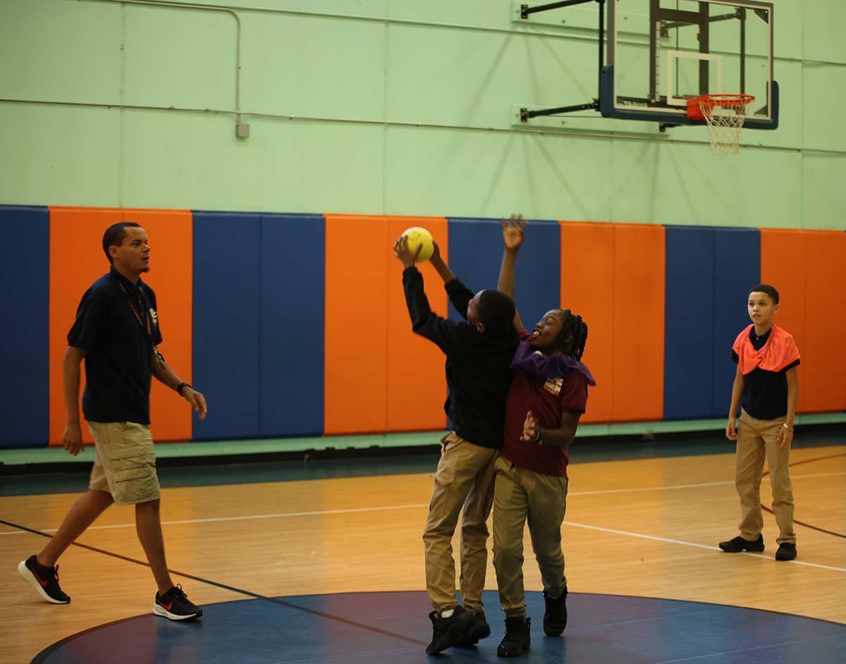 Horizon Science Academy Springfield Students in a science fair.