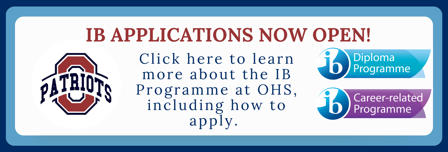 Apply to IB