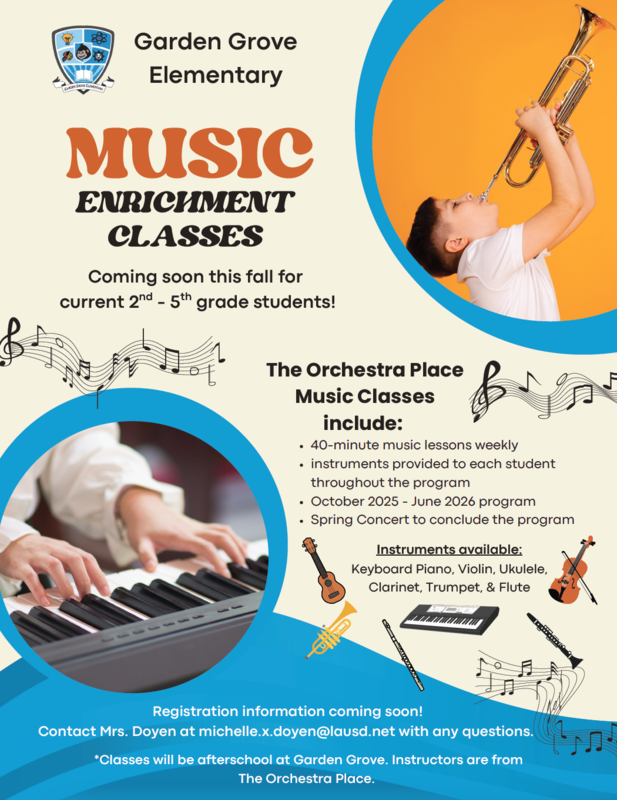 GG music enrichment classes