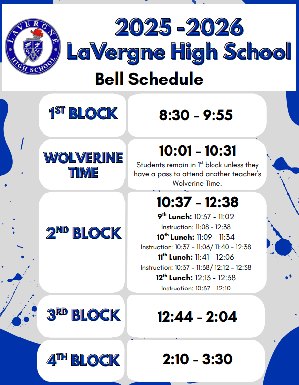 bell schedule