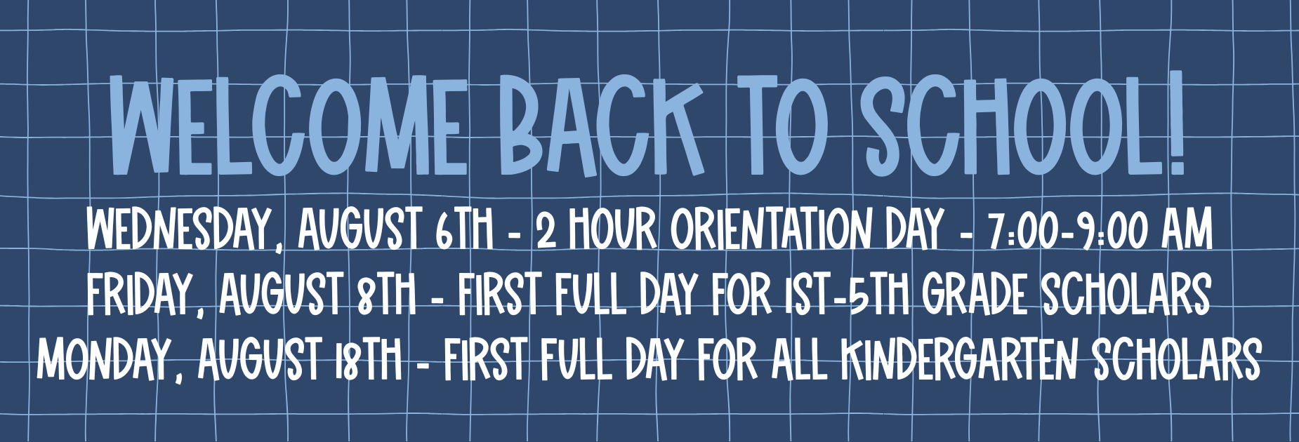 Welcome Back To School!