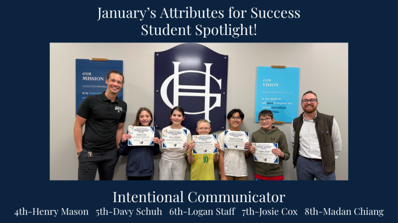 Photo of recognized students