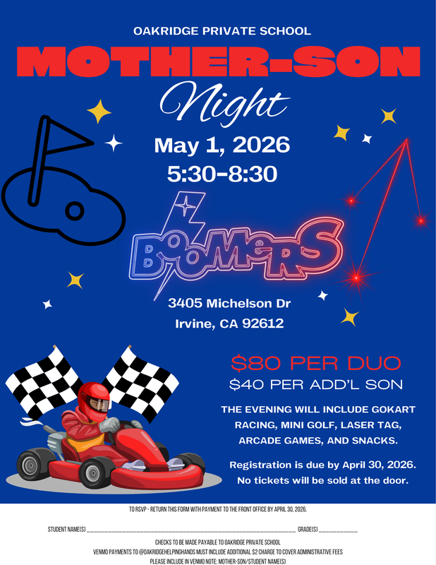 2026 Mother/son event at Boomers