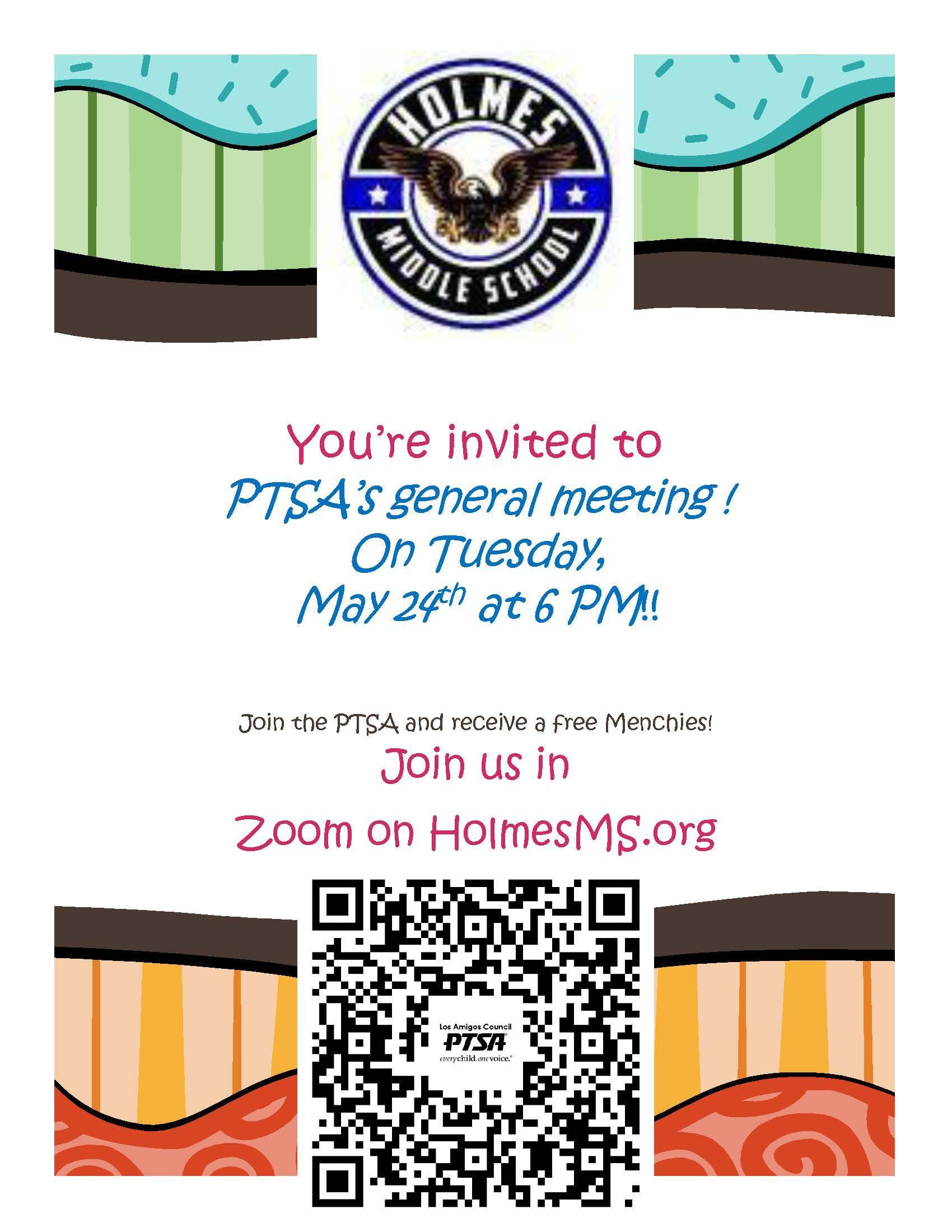 PTSA Grad Night Parent Meeting Oliver Wendell Holmes Middle School PTSA Grad Night Parent Meeting Oliver Wendell Holmes Middle School