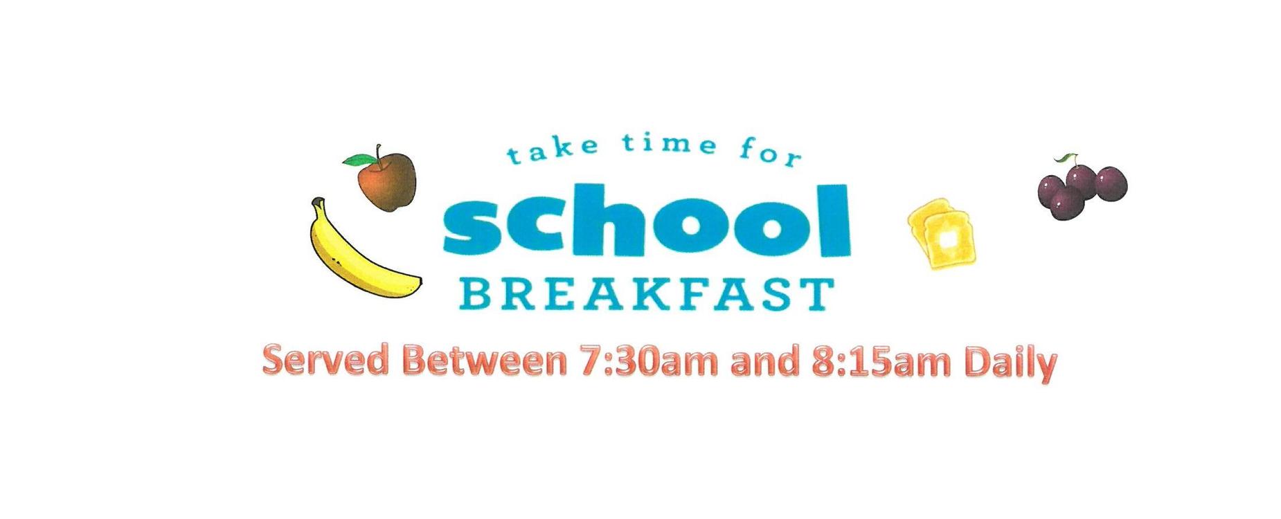 Take time for school breakfast