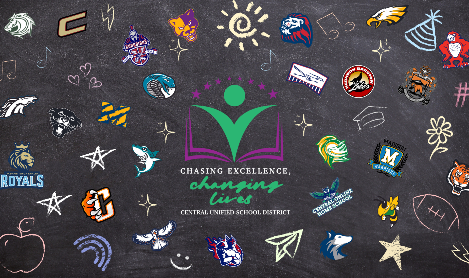 2025-2026 school year theme. "chasing excellence, changing lives"