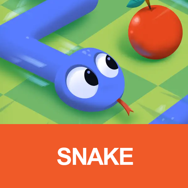 Google Snake image of snake with an apple
