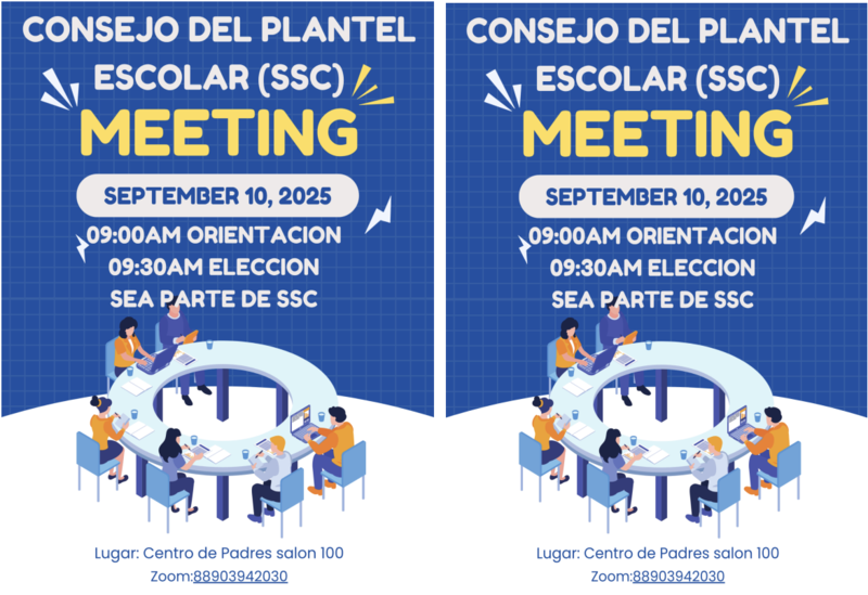 SCC Meeting 9/10 @9 am via zoom