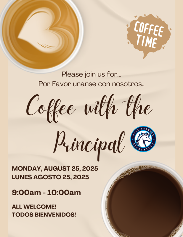 Coffee w/the Principal