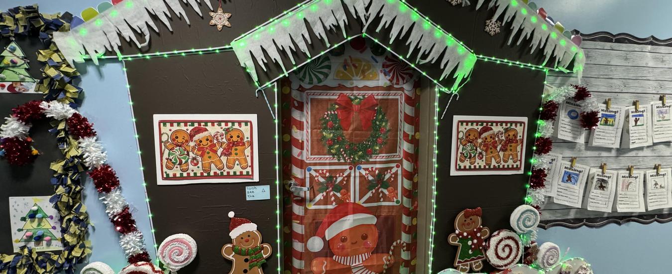 Gingerbread Classroom Door