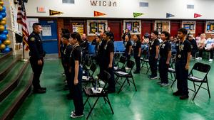 more than 10 students ready for dismissal