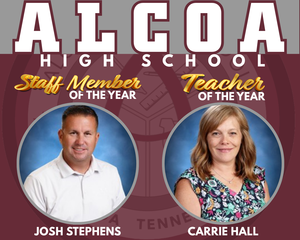 Teacher and Staff member of the year.