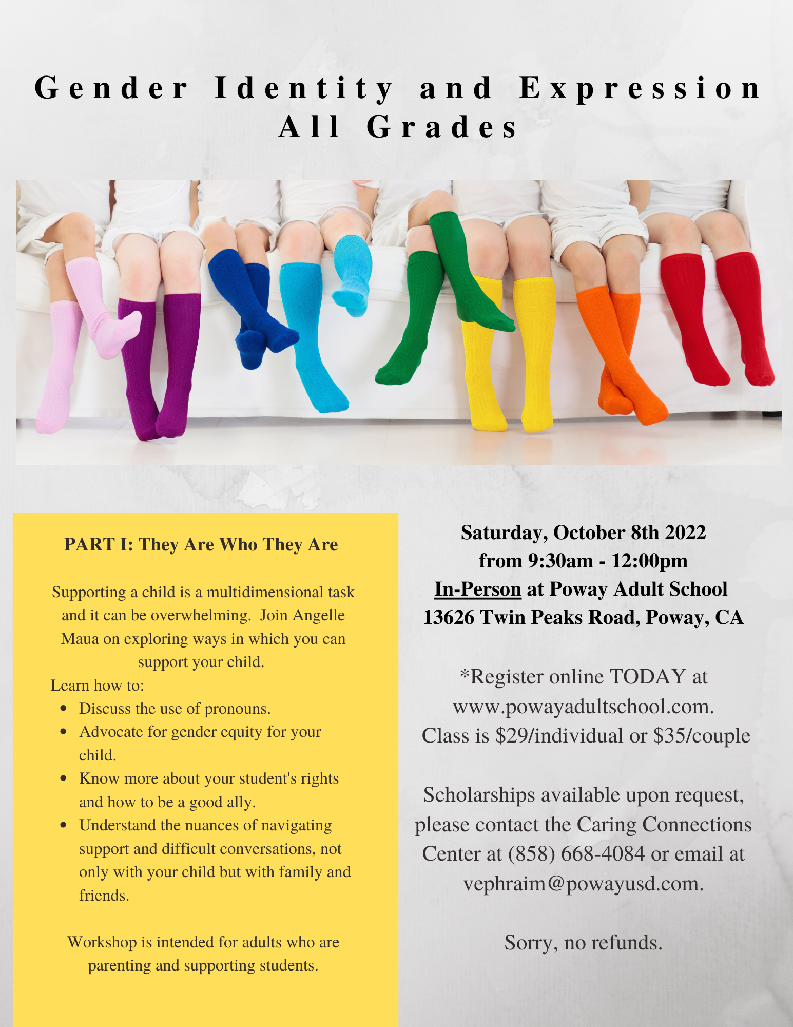 Parent Education Classes- Learning Support - Poway Unified School District
