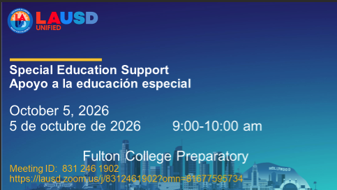Parent Workshop