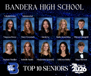 bhs top ten seniors against starry background