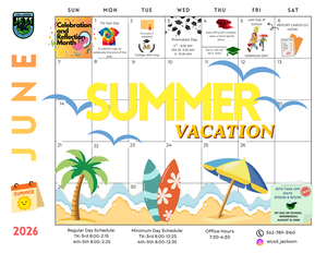 June 2026 School Calendar