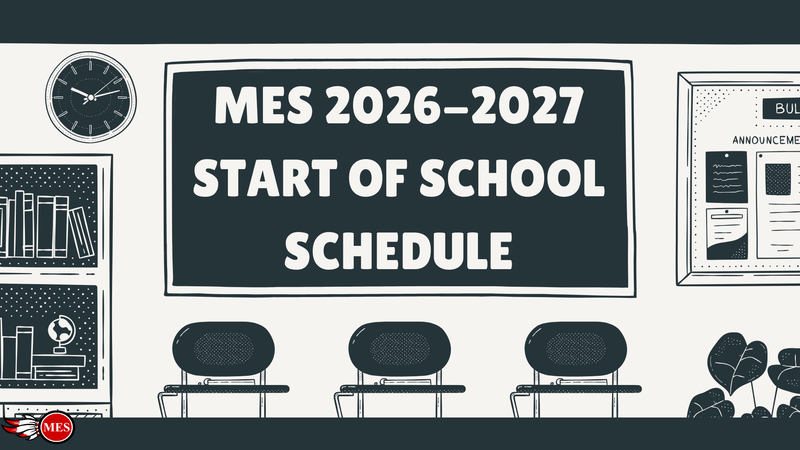 2026-2027 Start of School Schedule