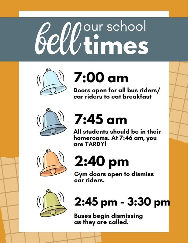 Oakland Elementary School Bell  New Start Time!!!!!!!! Thumbnail Image