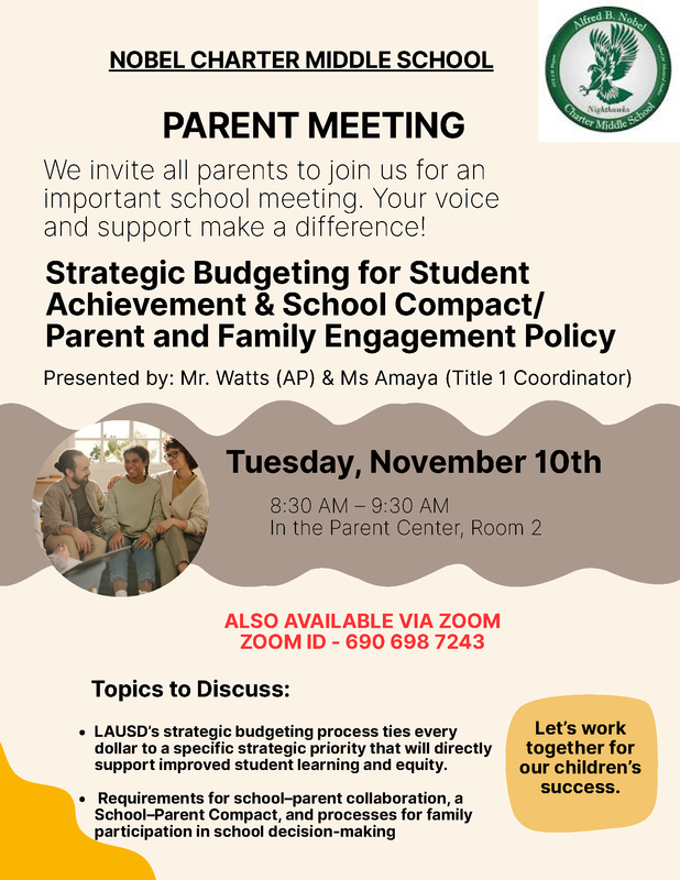 Strategic Budgeting for Student Achievement & School Compact / Parent and Family Engagement Policy Featured Photo