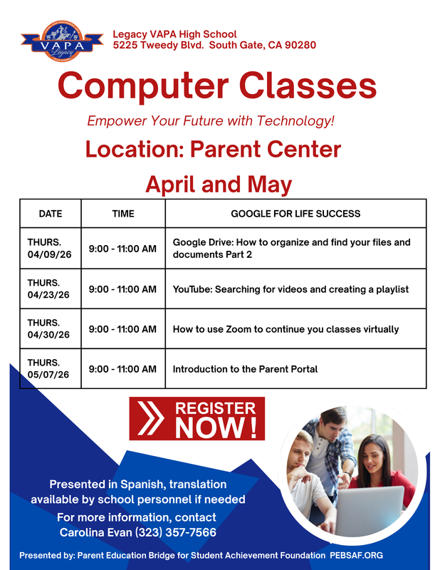 Computer Class English Flyer