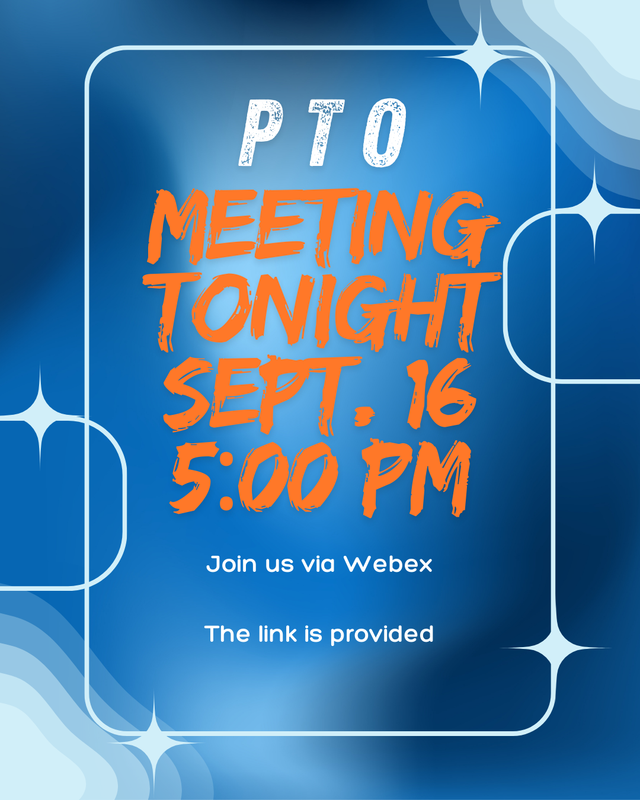 PTO Meeting Tonight