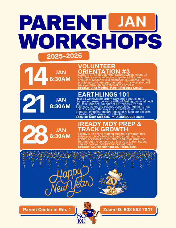 January Parent Workshops Featured Photo
