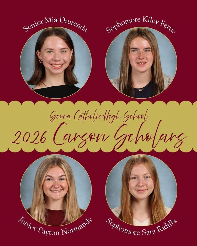 2026 Carson Scholar Winners