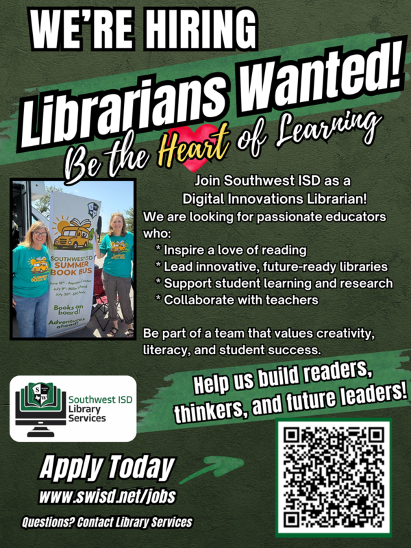 librarians hiring flyer