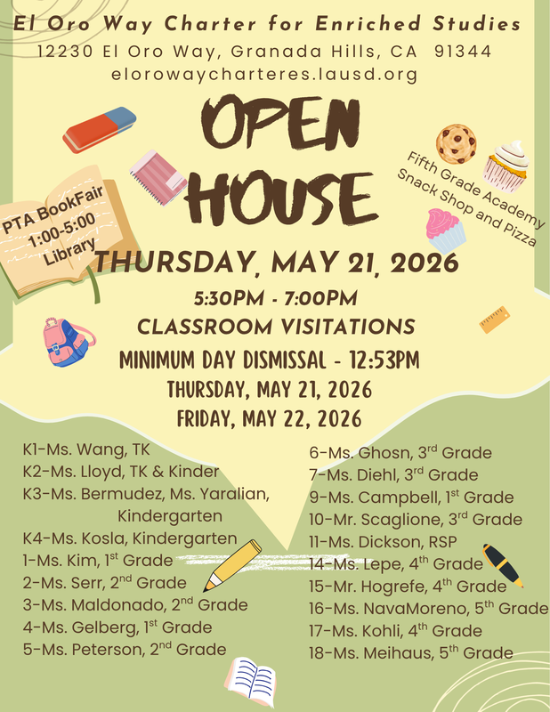 flyer open house