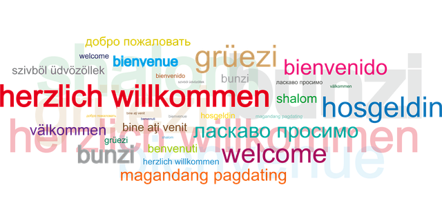 multi-language welcome