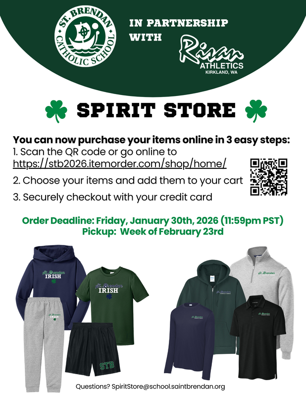 Spirit Wear Orders Featured Photo