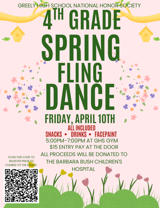 4th grade spring fling flyer