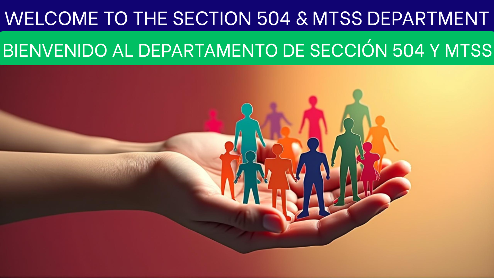 Welcome to the Section 504 & MTSS Department