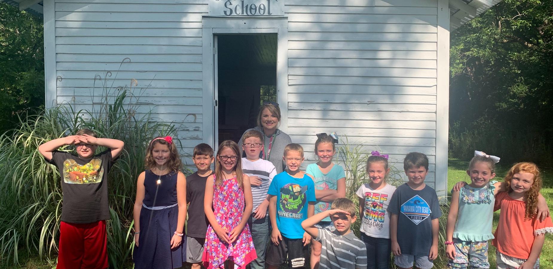 Burnsville 3rd Grade Visit One Room School