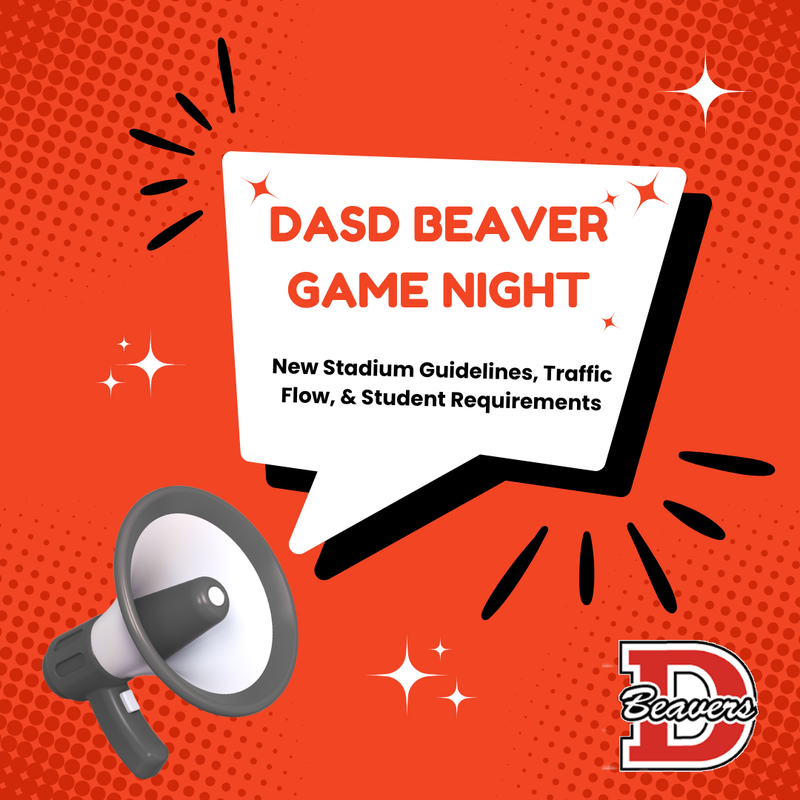 DASD BEAVER GAME NIGHT Announcements