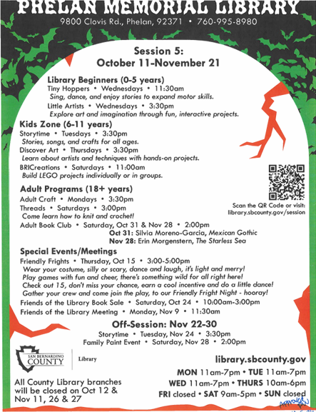 Phelan Library Events Featured Photo