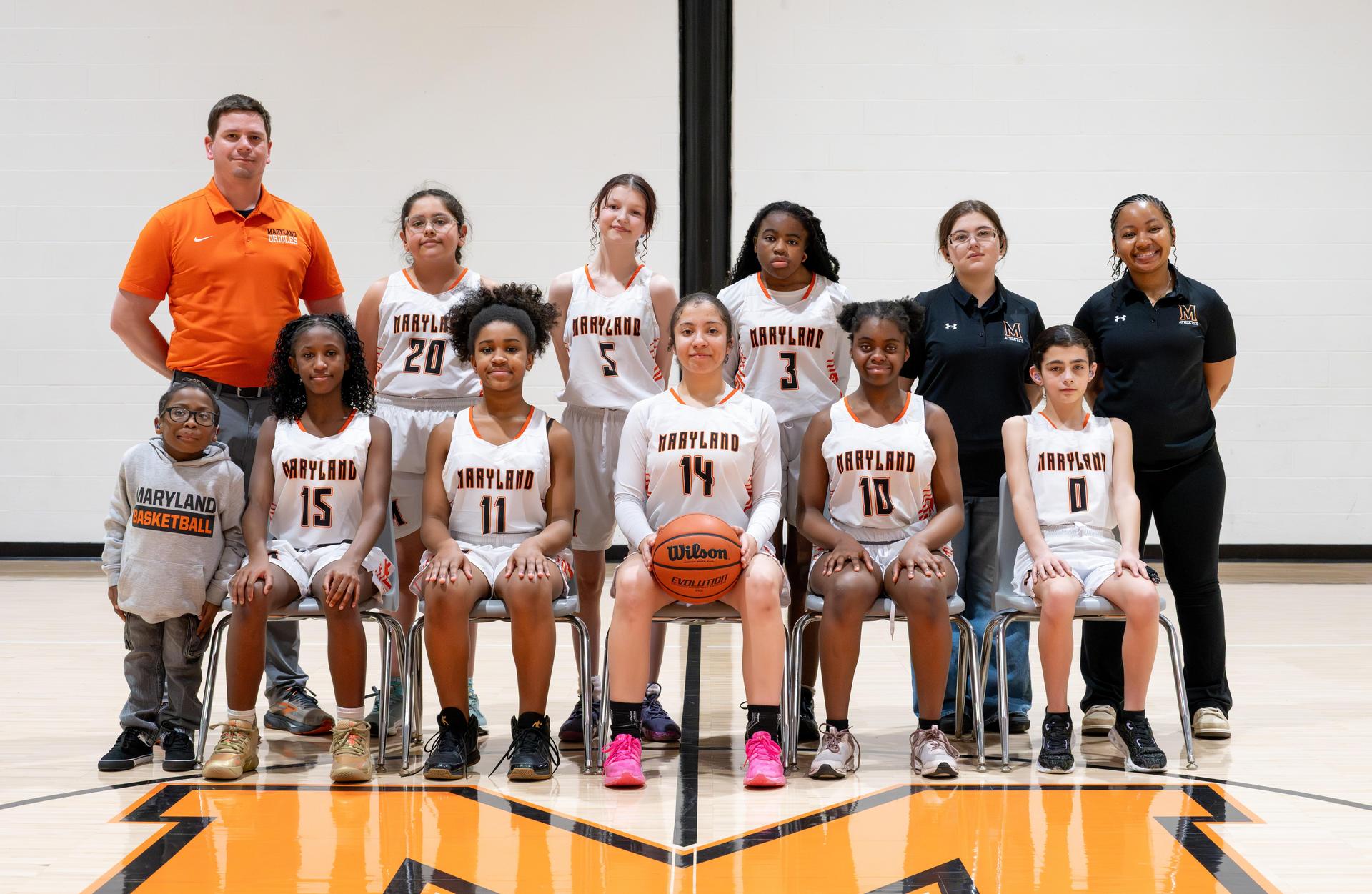 MSD Columbia Girls Basketball Team Picture