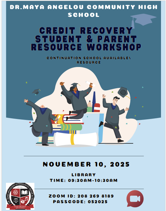 Credit Recovery Parent Workshop