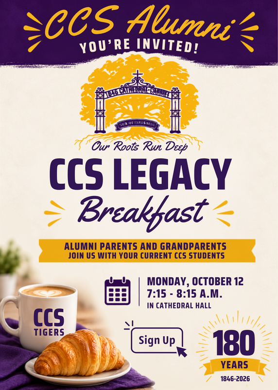 CCS Legacy Breakfast - Please RSVP Featured Photo