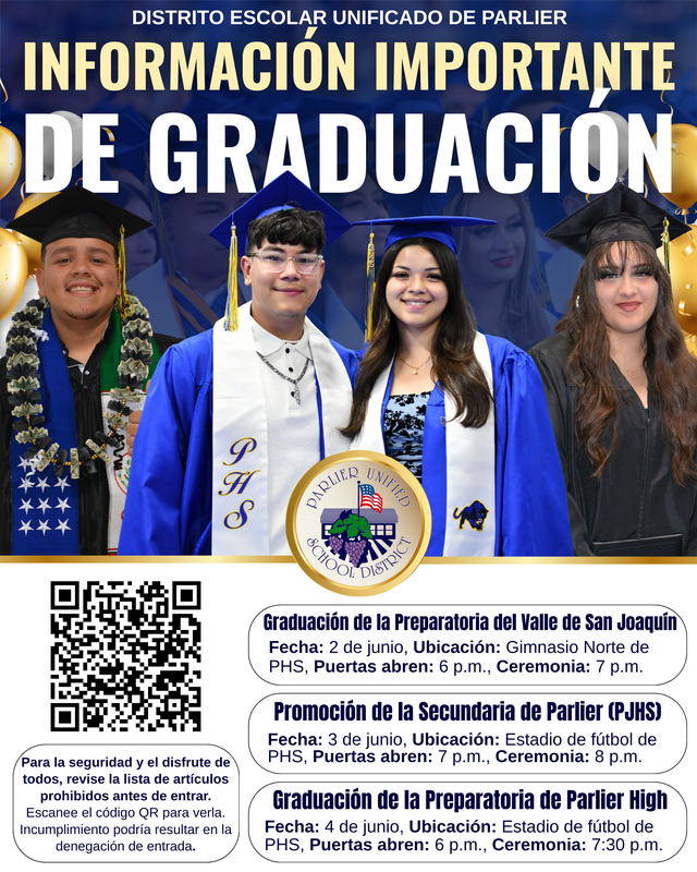 Important Grad Info (SPAN)