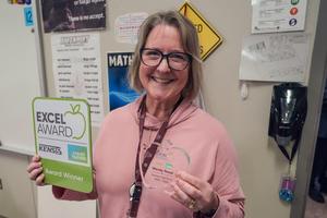 Wendy Nosal with EXCEL award 2026