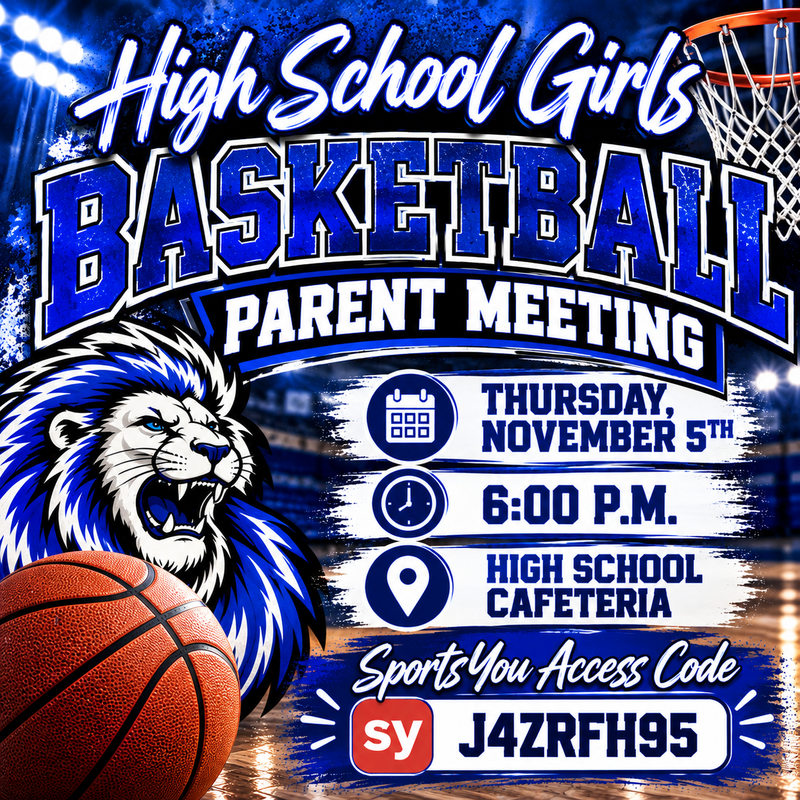 Lady Lions Basketball Parent Meeting Featured Photo