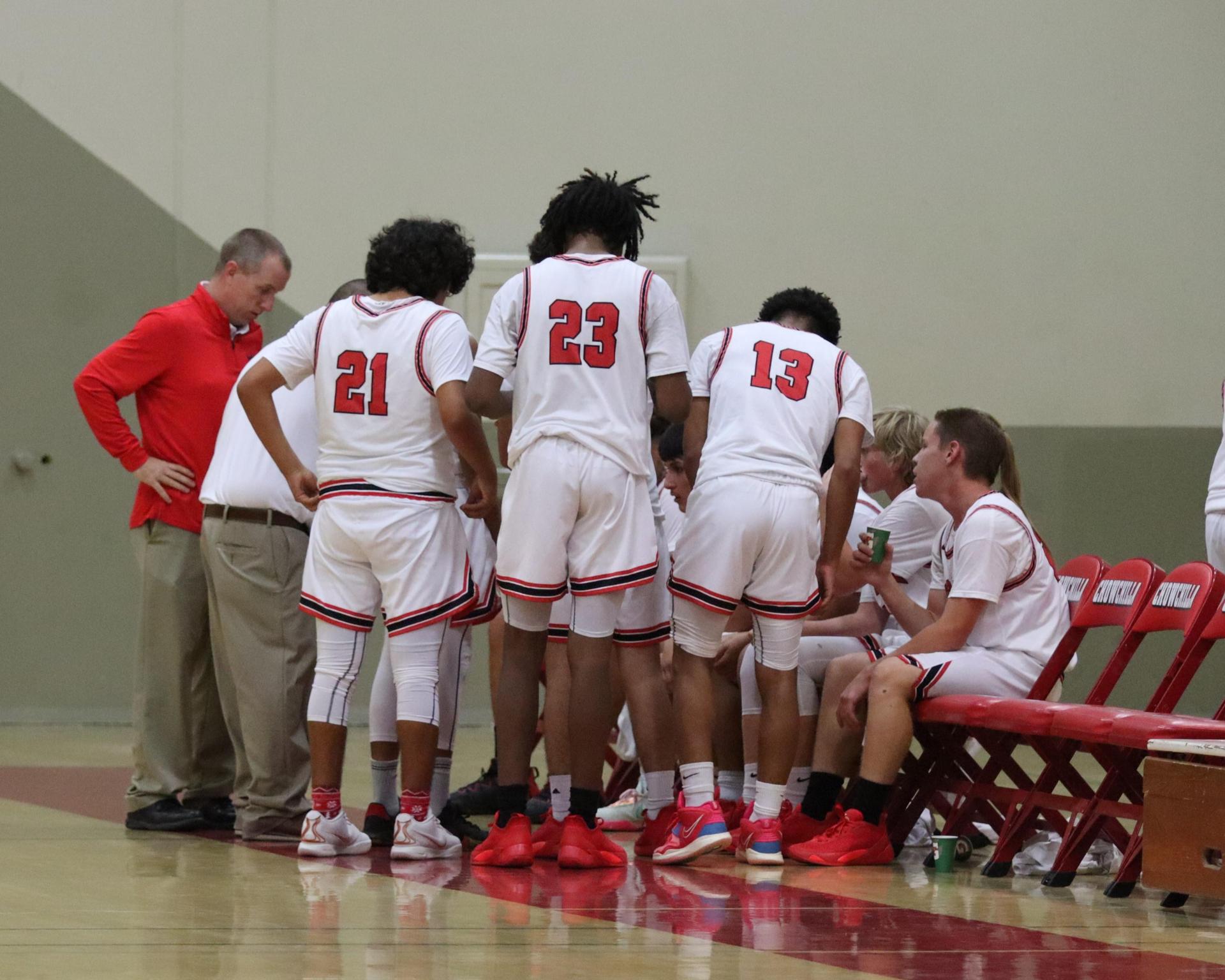 Junior Varisty boys playing against san joaquin memorial