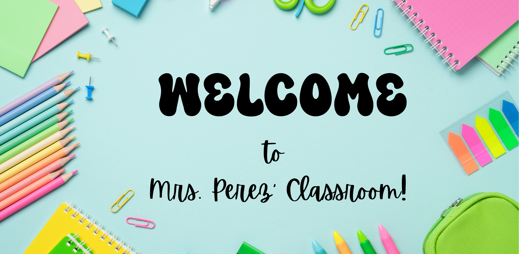 Welcome Banner