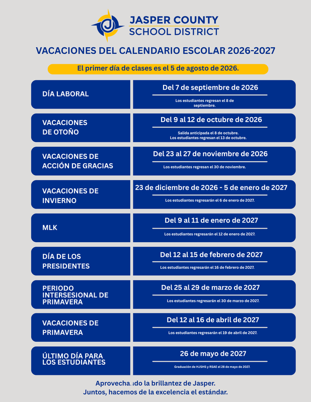 2026 - 2027 School Calendar Breaks (Spanish).png