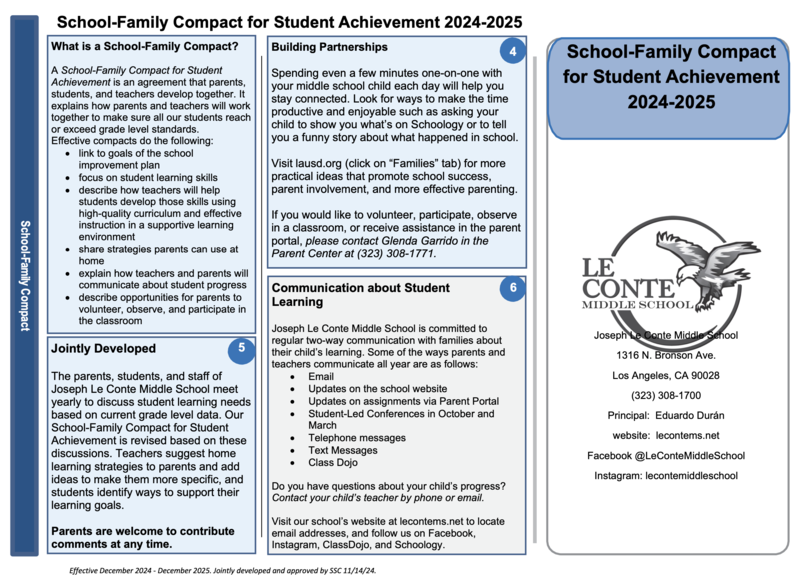 School-Family Compact Featured Photo