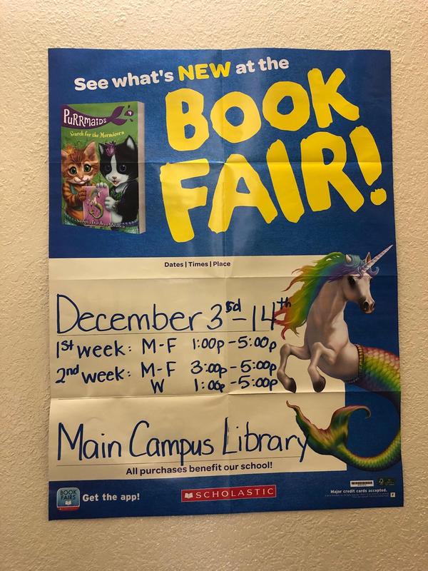 Book Fair is here! December 3-14, 2018 Featured Photo