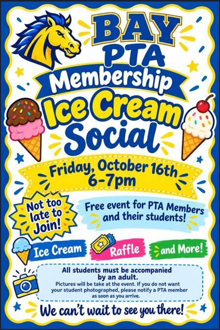 PTA Membership Ice Cream Social 10/16 Featured Photo