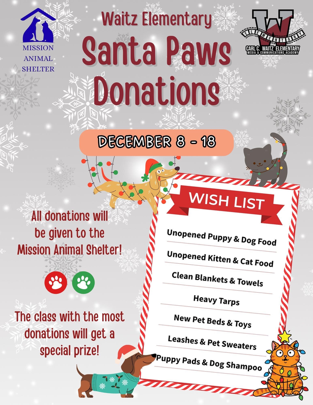 Santa Paws Donations